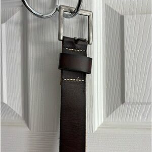 Men’s Wrangler belt brown with silver buckle size 36